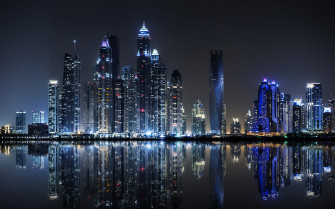 Dubai At Night Wallpaper