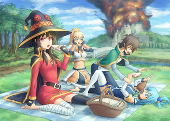 Aqua Konosuba HD Wallpaper Background Image