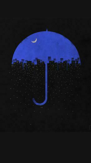 Lg G4 HD Night Umbrella City Wallpaper