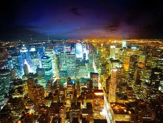 Light Show City Wallpaper Myspace Background