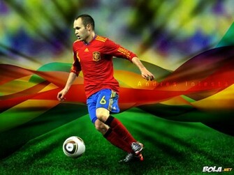 Andr S Iniesta Luj N Spanish National Team Wallpaper