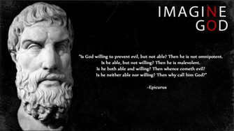 Then Why Call Him God Epicurus Quote Wallpaper Atheism