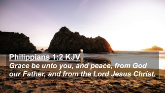 Philippians Kjv 4k Wallpaper Grace Be Unto You And Peace