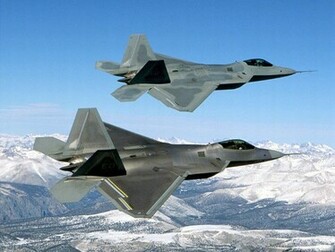 Wallpaper F Raptor Military Jet Fighter