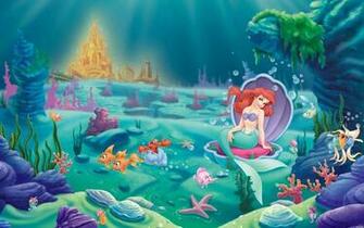Little Mermaid Disney Fantasy Animation Cartoon Adventure Family