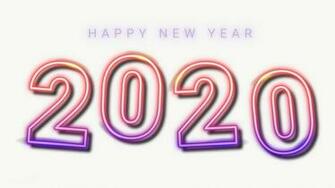 Premium Png Of Neon Happy New Year Wallpaper