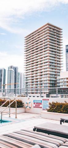Downtown Miami From The Pool Side Check Out My I iPhone X