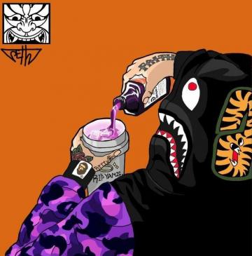 Bape Supreme Wallpaper Broken Panda
