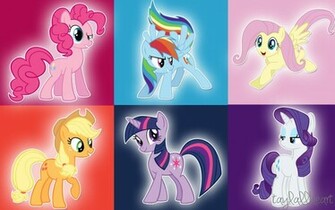 Mlp Fim Wallpaper Mane By Taylallheart