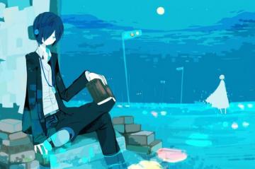 Headphones Persona Series Arisato Minato Maru Wallpaper