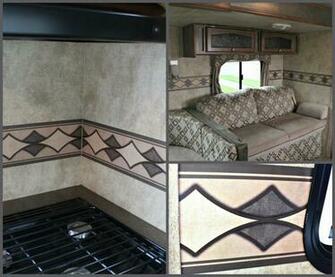 Vintage Dutch Girl Travel Trailer Makover Part Wallpaper Removal