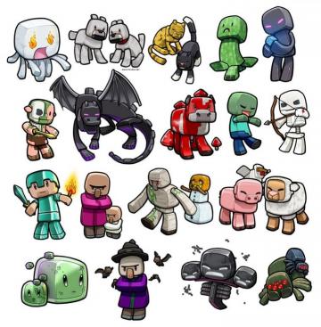Cute Minecraft Animal Wallpaper On