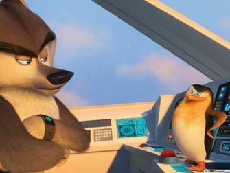 Penguins Of Madagascar The Wolf And Skipper HD Wallpaper