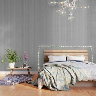 Trendy French Black And White Mattress Ticking Double Stripes