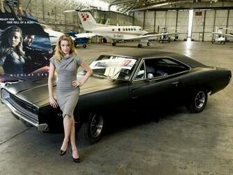 Wallpaper Actress Dodge Charger Amber Heard Drive Angry 3d