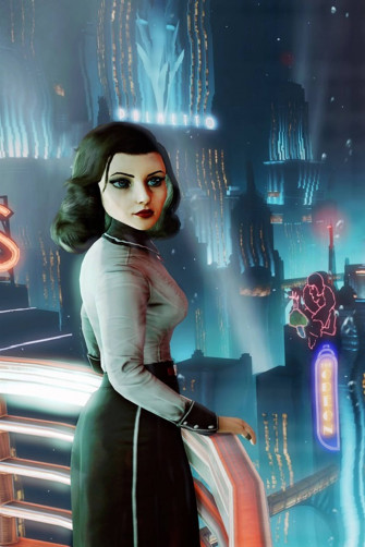 Bioshock Infinite iPhone Elizabeth At Fontaine Wallpaper