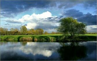 Spring River Wallpaper