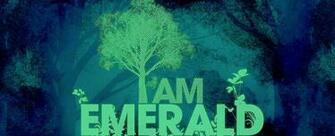 Emerald Green Coconut Forest Wallpaper