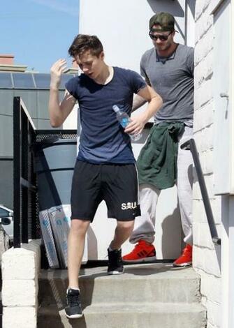 Brooklyn Beckham Soccer Star David And His Son Leave