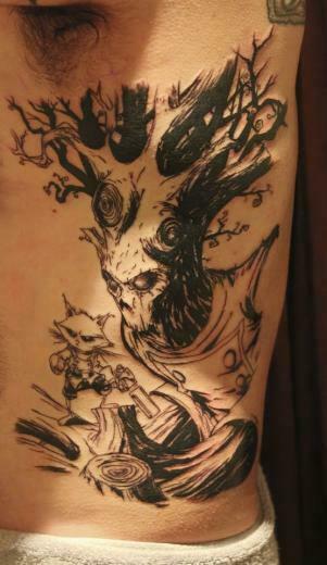 Rocket Raccoon And Groot Wallpaper Tatto