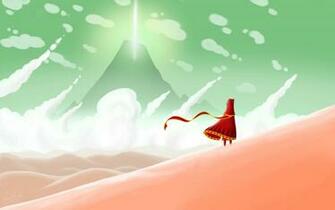 Video Games Red Dress Journey Game Fantasy Art Wallpaper