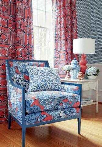 Custom Drapes In Shoji Chair Honsu Wallpaper Bijou And Pillow