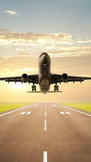 Jet Plane Taking Off iPhone Plus Wallpaper