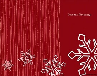 Image Seasons Greetings Red Background Season S