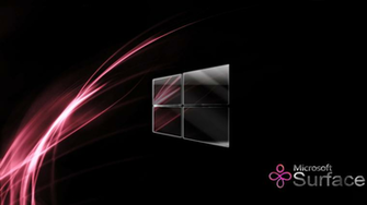 Microsoft Surface Glass Pink Glows Desktop And Mobile Wallpaper
