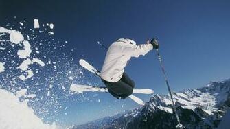 Skiing Background