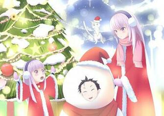 Subaru With Emilia And Puck Re Zero In Anime HD