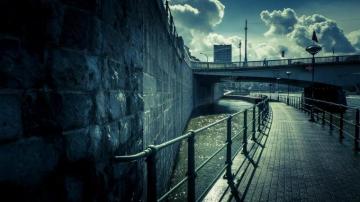 Urban Night HD Desktop Wallpaper Widescreen High Definition