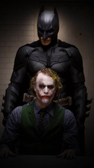 3d Joker iPhone With Batman Wallpaper