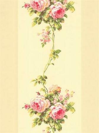 Ly4305 Pink And Yellow Classic Rose Stripe Wallpaper