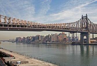 Wallpaper Williamsburg Bridge Suspension New York Usa River