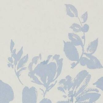 John Lewis Bouquets Wallpaper Blue