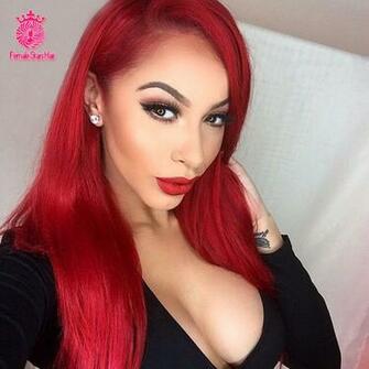 Sexy Long Red Hair Wigs Hot Girls Wallpaper