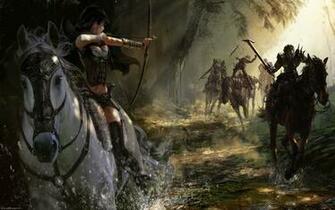 Archer Woman Computer Wallpaper Desktop Background Id