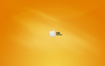 Apple HD Orange Desktop Pc And Mac Wallpaper