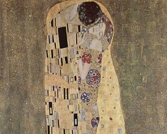 Gustav Klimt The Kiss Wallpaper