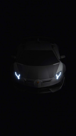 Carbon Fiber Black Lamborghini iPhone Wallpaper HD