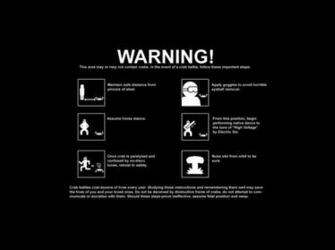 Warning Funny Wallpaper Desktop HD