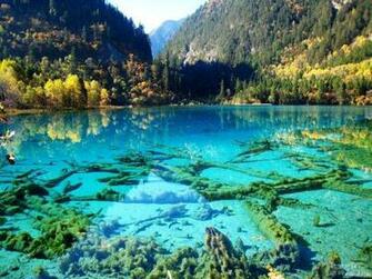 The World Most Beautiful Place Crystalline Turquoise Lake Jiuzhaigou