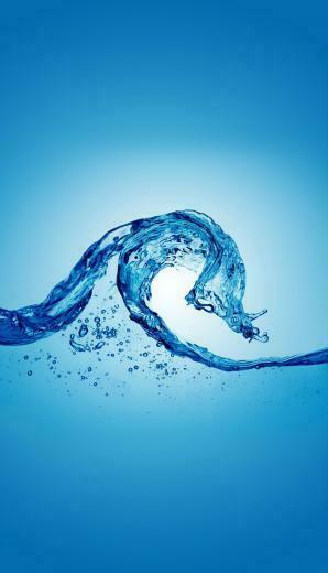 3d Blue Water Lock Screen Samsung Galaxy S4 Wallpaper HD