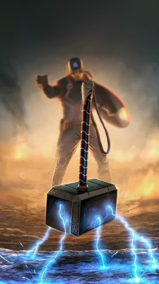 Thor Hammer Wallpaper HD