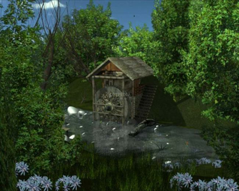 Ss Water Mill Animated Desktop Screensaver The