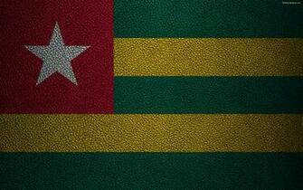 Wallpaper Flag Of Togo Africa 4k Leather Texture