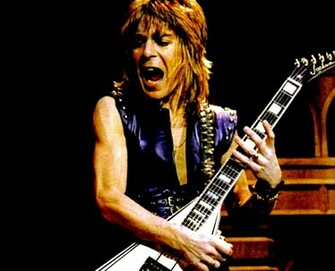 Rhoads Ozzy Osbourne Heavy Metal Randy Guitar Concert Wallpaper
