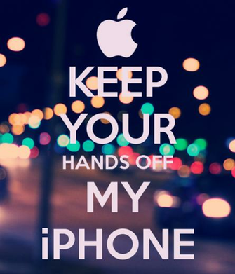 Keep Your Hands Off My iPhone Calm And Carry On Image Generator