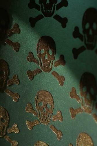 Skulls Beware The Moon Hypnotic Wallpaper Made In England